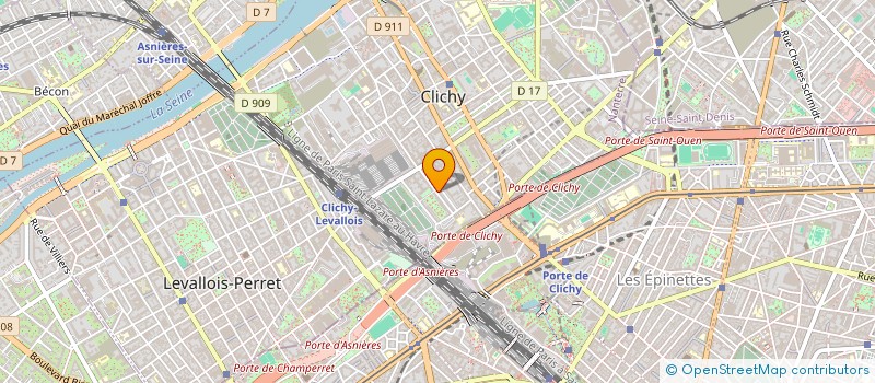 localisation de l'entreprise MONSIEUR JEAN GUILLAUME CABANNE à CLICHY