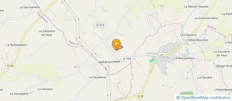 localisation de l'entreprise MONSIEUR JEAN GUILLAUME CANTO  CARANTILLY