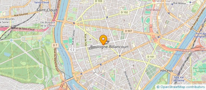localisation de l'entreprise MONSIEUR JEAN-GUILLAUME MARCIEL à BOULOGNE-BILLANCOURT