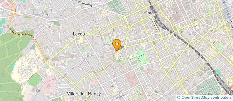 localisation de l'entreprise MONSIEUR JEAN-GUILLAUME NAU  NANCY