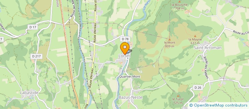 localisation de l'entreprise MONSIEUR JEAN-GUILLAUME THIEBAULT  LORTET