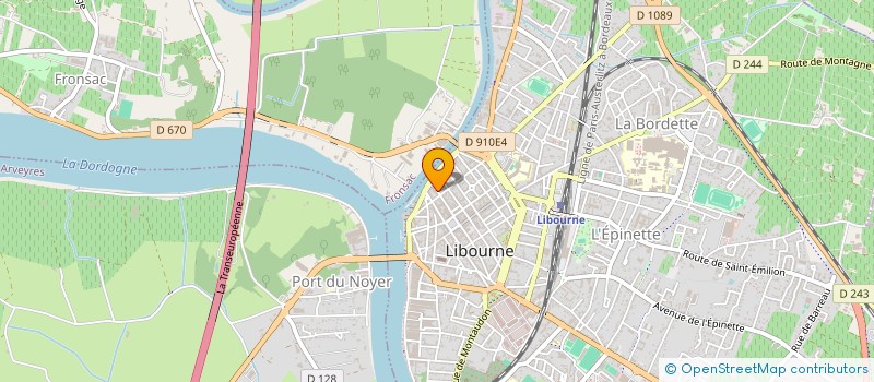 localisation de l'entreprise MONSIEUR JEAN-GUILLAUME TOTIN  LIBOURNE