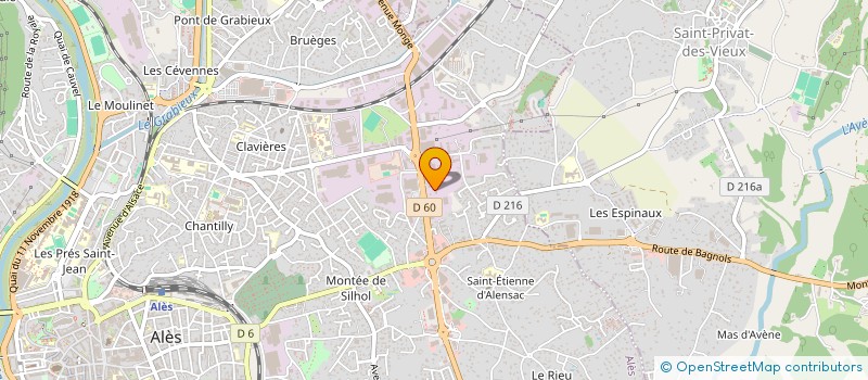 localisation de l'entreprise MONSIEUR JEAN-GUILLAUME TRENQUIER à ALES
