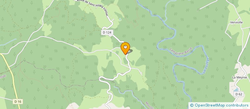 localisation de l'entreprise MONSIEUR JEAN GUILLAUMIE  MOUSTIER-VENTADOUR