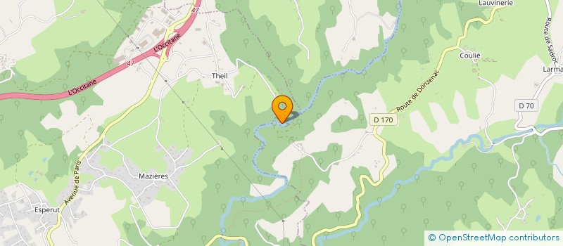 localisation de l'entreprise MONSIEUR JEAN GUILLAUMIE  DONZENAC