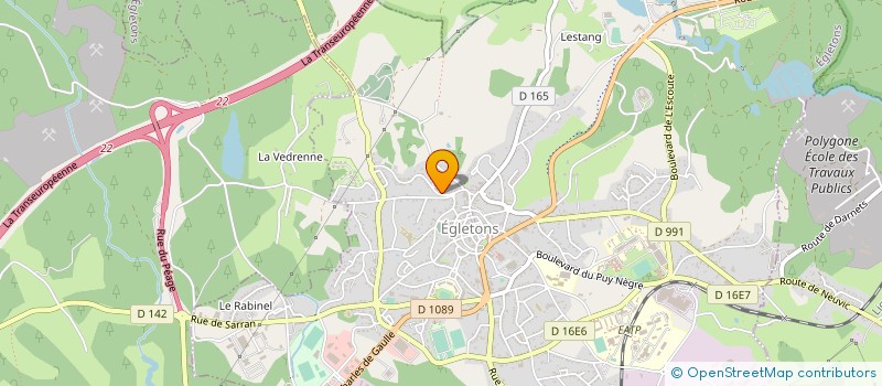 localisation de l'entreprise MONSIEUR JEAN GUILLAUMIE  EGLETONS