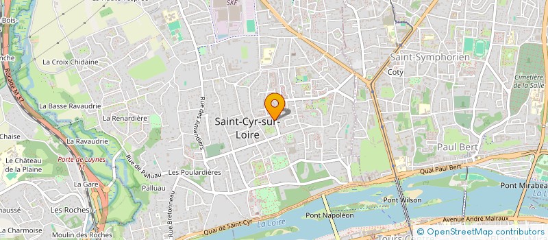 localisation de l'entreprise MONSIEUR JEAN GUILLEMAIN à SAINT-CYR-SUR-LOIRE
