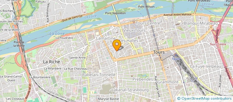 localisation de l'entreprise MONSIEUR JEAN GUILLEMOT à TOURS