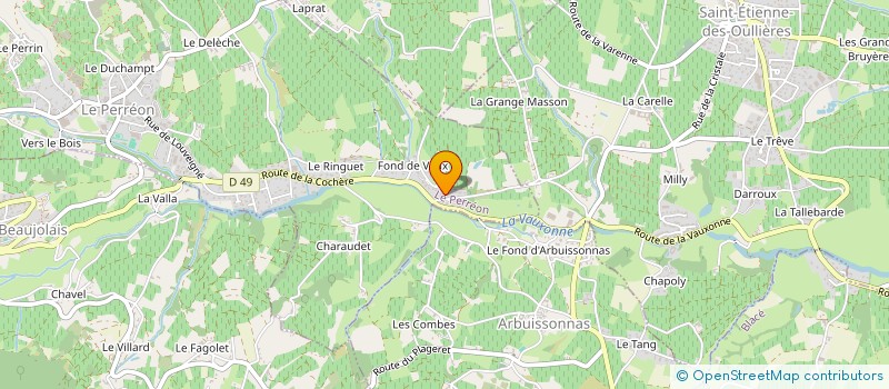 localisation de l'entreprise MONSIEUR JEAN GUILLET  LE PERREON