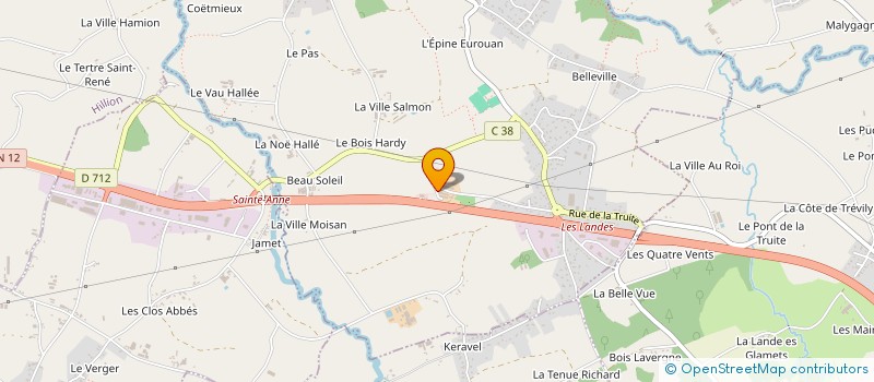 localisation de l'entreprise MONSIEUR JEAN GUILLET  COETMIEUX