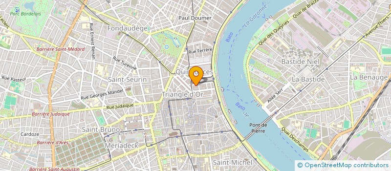 localisation de l'entreprise MONSIEUR JEAN GUILLON  BORDEAUX