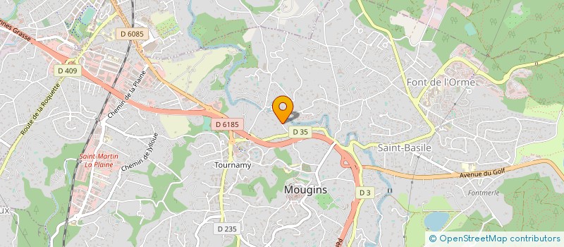 localisation de l'entreprise MONSIEUR JEAN GUILLON à MOUGINS