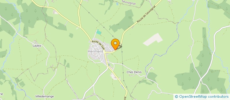 localisation de l'entreprise MONSIEUR JEAN GUILLOT  HERMENT