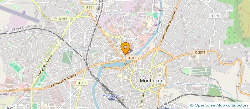 localisation de l'entreprise MONSIEUR JEAN GUILLOT à MONTLUCON