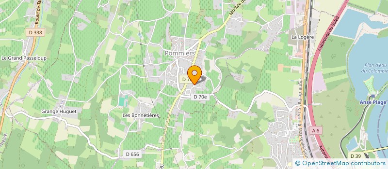 localisation de l'entreprise MONSIEUR JEAN GUILLOT  POMMIERS