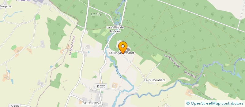 localisation de l'entreprise MONSIEUR JEAN GUILLOTTE à SAINT-OUEN-LE-BRISOULT