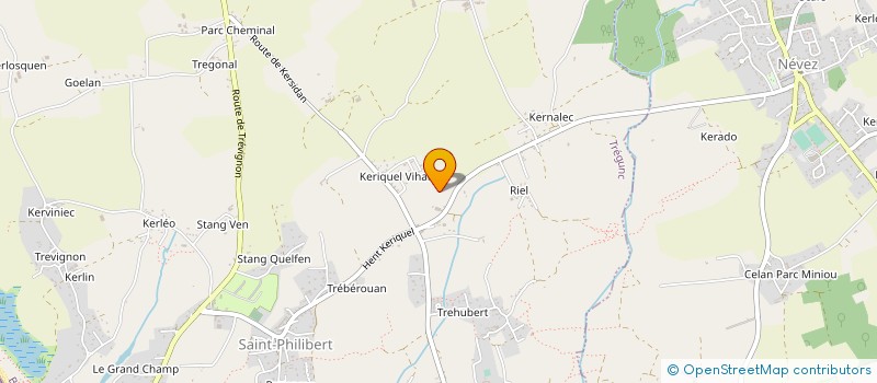 localisation de l'entreprise MONSIEUR JEAN GUILLOU  TREGUNC