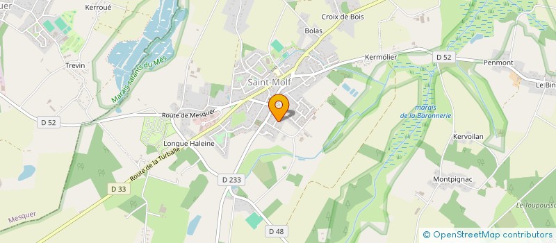 localisation de l'entreprise MONSIEUR JEAN GUILLOU  SAINT-MOLF