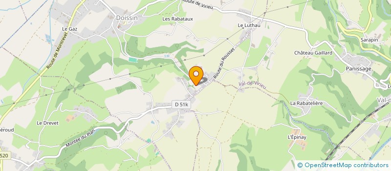 localisation de l'entreprise MONSIEUR JEAN GUILLOUD-BATAILLE  DOISSIN