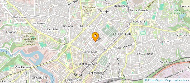 localisation de l'entreprise MONSIEUR JEAN GUILLOUX à BREST