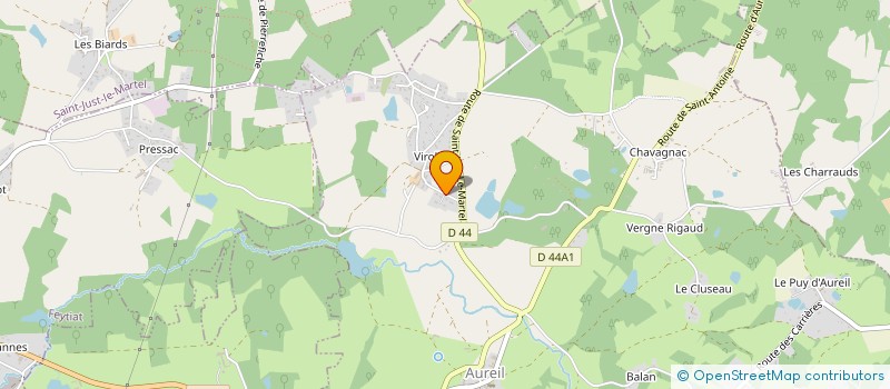 localisation de l'entreprise MONSIEUR JEAN GUIMBARD  AUREIL