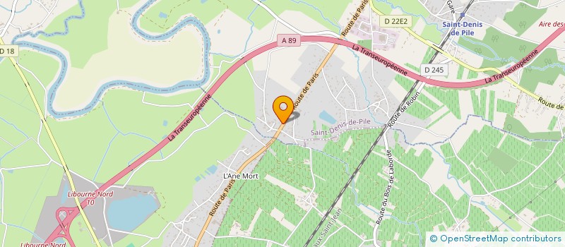 localisation de l'entreprise MONSIEUR JEAN GUIMBERTEAU  SAINT-DENIS-DE-PILE