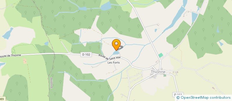 localisation de l'entreprise MONSIEUR JEAN GUINATIER  THIONNE