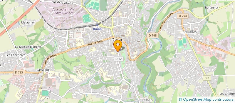 localisation de l'entreprise MONSIEUR JEAN GUINGOUAIN à DINAN