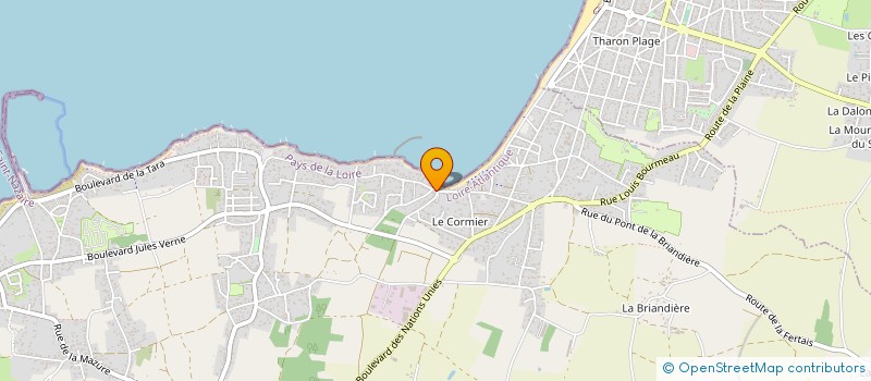 localisation de l'entreprise MONSIEUR JEAN GUINOISEAU à LA PLAINE-SUR-MER