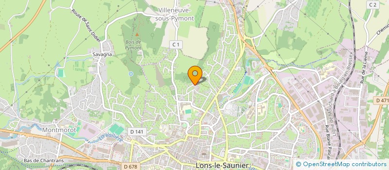 localisation de l'entreprise MONSIEUR JEAN GUINOT  LONS-LE-SAUNIER