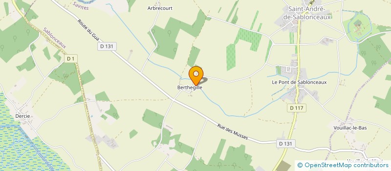 localisation de l'entreprise MONSIEUR JEAN GUIONNEAU à SABLONCEAUX