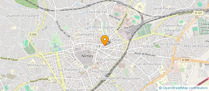 localisation de l'entreprise MONSIEUR JEAN GUIOT à NIMES