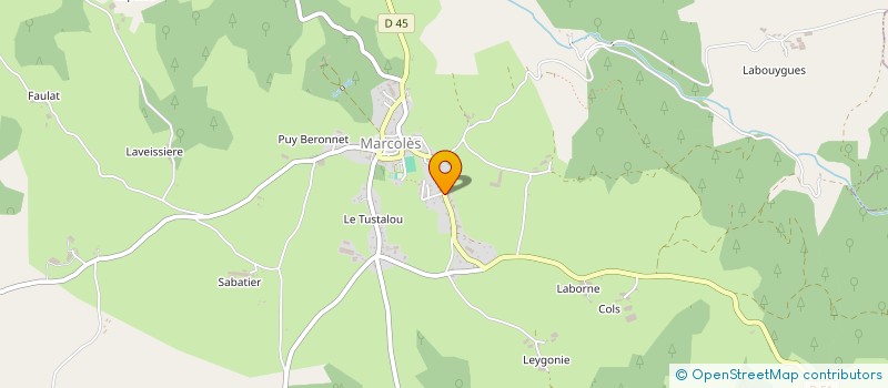 localisation de l'entreprise MONSIEUR JEAN GUIRBERT à MARCOLES