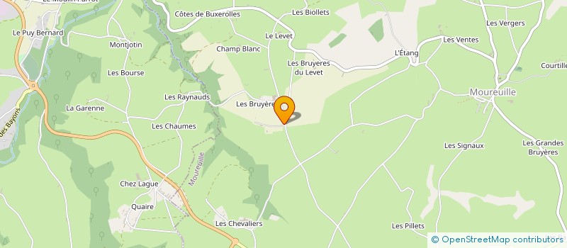 localisation de l'entreprise MONSIEUR JEAN GUISSEZ  MOUREUILLE