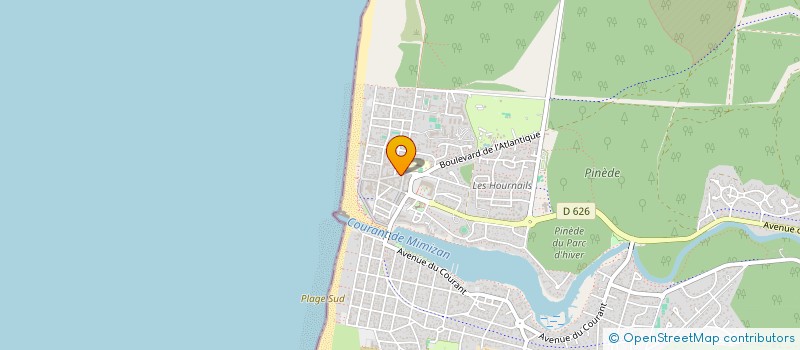 localisation de l'entreprise MONSIEUR JEAN GUITET  MIMIZAN