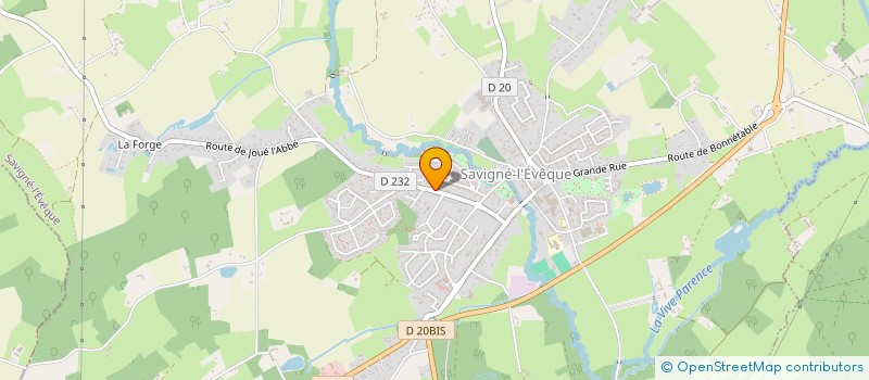 localisation de l'entreprise MONSIEUR JEAN GUITTET  SAVIGNE L'EVEQUE