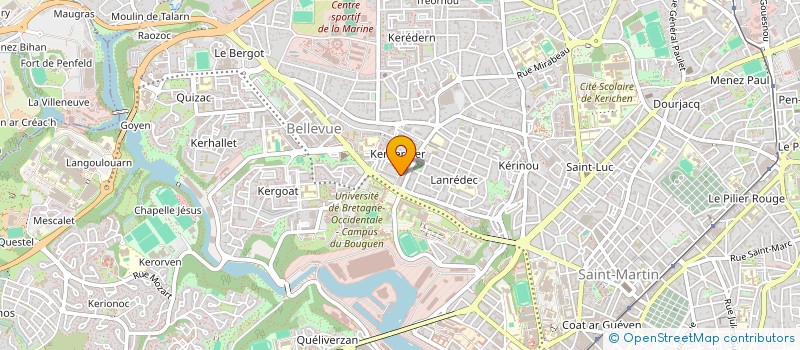 localisation de l'entreprise MONSIEUR JEAN GUIVARCH à BREST