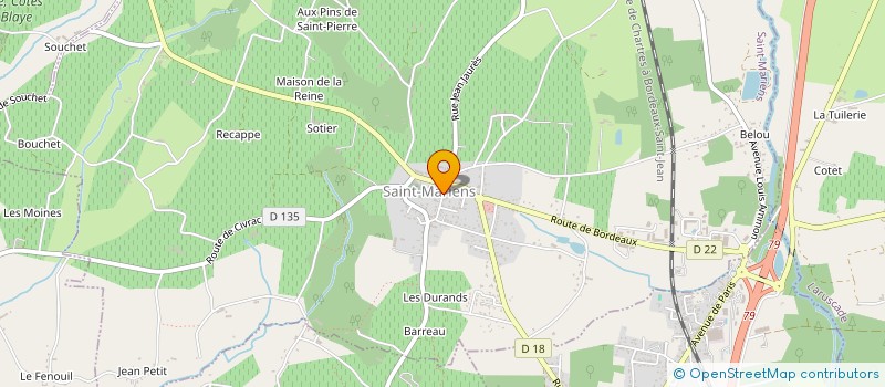 localisation de l'entreprise MONSIEUR JEAN GUIVERNAU  SAINT-MARIENS