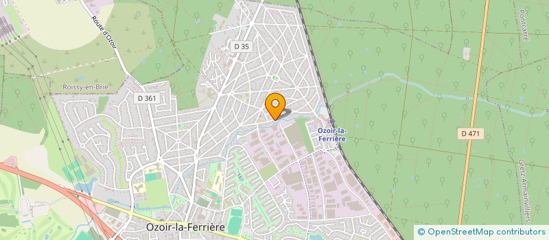 localisation de l'entreprise MONSIEUR JEAN GUMEZ  OZOIR-LA-FERRIERE