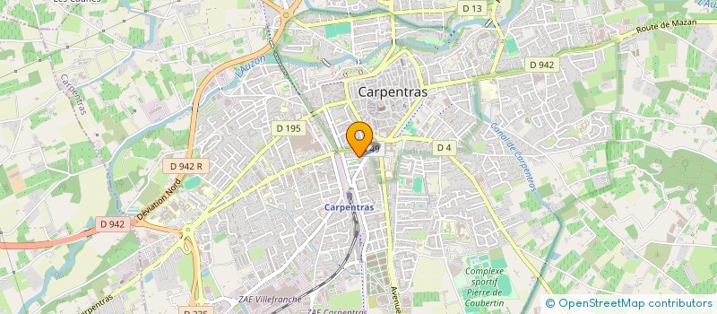 localisation de l'entreprise MONSIEUR JEAN GUNZLER à CARPENTRAS