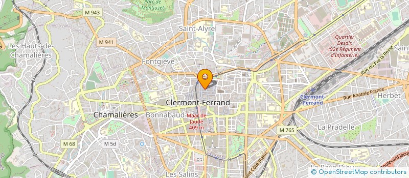 localisation de l'entreprise MONSIEUR JEAN GURFINKIEL à CLERMONT-FERRAND