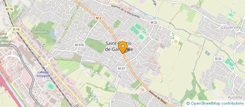 localisation de l'entreprise MONSIEUR JEAN-GUY BOARO à SAINT-ORENS-DE-GAMEVILLE