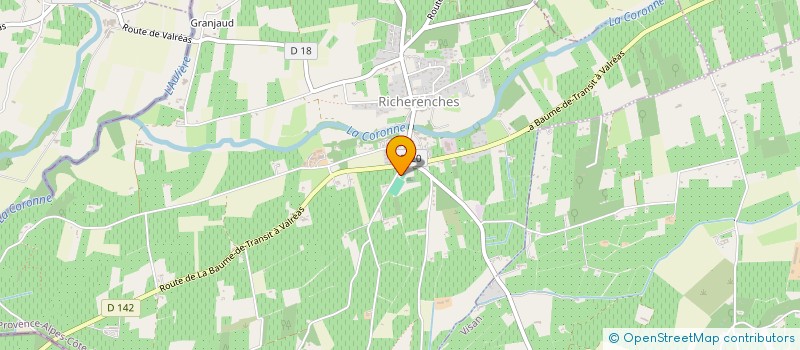 localisation de l'entreprise MONSIEUR JEAN-GUY HERAUD  RICHERENCHES