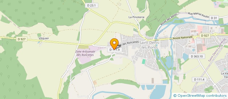 localisation de l'entreprise MONSIEUR JEAN-GUY LECAT à SAINT-DENIS-LANNERAY