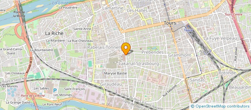 localisation de l'entreprise MONSIEUR JEAN-GUY MALECOT  TOURS