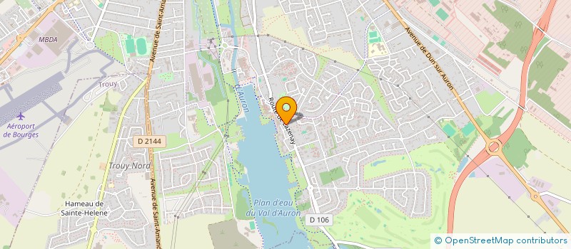 localisation de l'entreprise MONSIEUR JEAN-GUY MERCIER  BOURGES