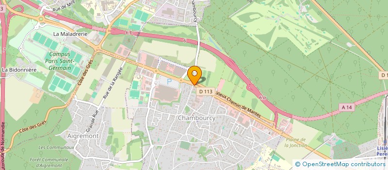 localisation de l'entreprise MONSIEUR JEAN-GUY ROUSSILLE  CHAMBOURCY