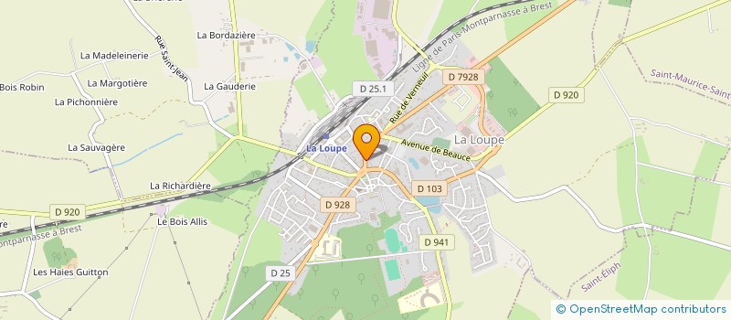 localisation de l'entreprise MONSIEUR JEAN GUYON à LA LOUPE
