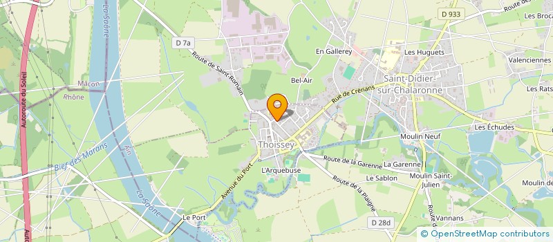 localisation de l'entreprise MONSIEUR JEAN GUYONNET à SAINT-DIDIER-SUR-CHALARONNE