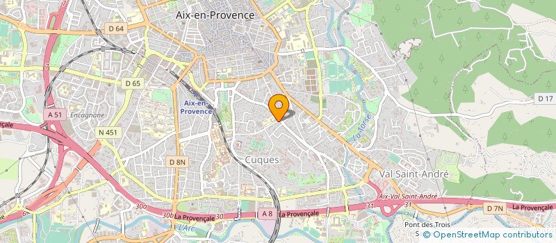 localisation de l'entreprise MONSIEUR JEAN HABERT à AIX-EN-PROVENCE